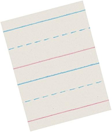 0.625 x 0.312 in. Zaner-Bloser Broken Midline Paper - 3 Reams