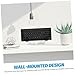Lurrose 5sets Keyboard Wall Holders Space-Saving Wall Mount Storage Organizer for Mechanical Keyboards Easy Installation Compatible All Models