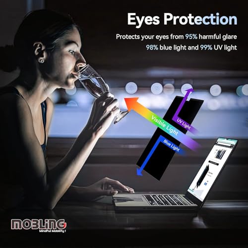 Image of Anti Blue Light Matte Finish Screen Guard Compatible With Laptops With DELL 14 2026 & Dell Inspiron 5440 (14 Inch, 35.56 cm, 1920x1200 Resolution Laptop) Screen Protector Not a Tempered Glass