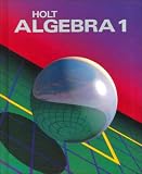 Holt Algebra 1