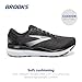 Brooks Men’s Ghost 16 Neutral Running Shoe - Black/Grey/White - 12 Wide