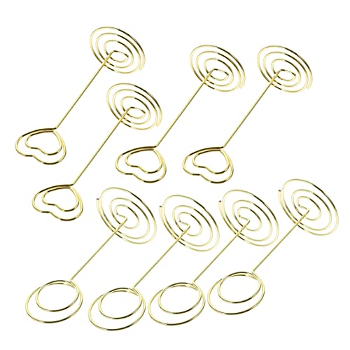 HAPINARY 8 Soportes Para Notas De Escritorio, Para Colocar Tarjetas, Para Bodas, Para Números De Mesa, Para Fotos, Para Tarjetas De Presentación, Para Fotos, Para Mensajes De Oficina Y