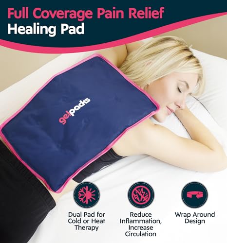 Magic Gel Kühlpad für Verletzungen - 38 x 28 cm - Kühlpack gegen Schmerzen - Coolpack für Kältetherapie - Kühlkompresse mit Kühlakku Gels