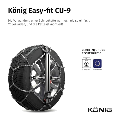 KÖNIG Easy-Fit CU-9 065 - Schneeketten