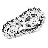 Sprockets Bicycle Chain Fidget Spinner Toys, Fidget Sensory Cube Finger Spinning Relieve Stress Toy,...