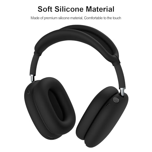 Image of Tobfit Silicone Case for AirPods Max Headphones - Anti-Scratch Cover for Earcups & Headband, Soft & Sweat-Resistant Skin for Apple AirPods Max
