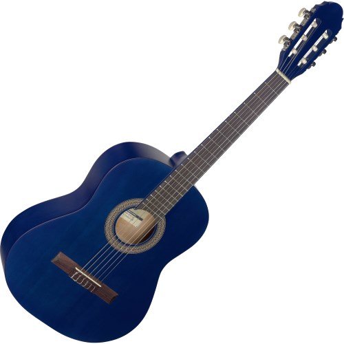 Stagg C430 T-shirt M Bleu C430 T-shirt Guitare classique Taille 3/4 – Bleu - Les Beatles, Paul McCartney, John Lennon, RIngo Starr, George Harrison Stagg C430 T-shirt M Bleu C430 T-shirt Guitare classique Taille 3/4 – Bleu – Image 3