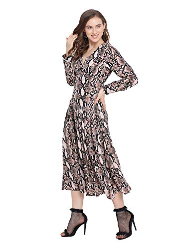 Image of oxolloxo Women Pleated Midi Skirt