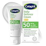 Cetaphil Daily Defence SPF for Sensitive Skin, SPF 30 Moisturiser/SPF 50 Mineral Sunscreen, Packaging May Vary