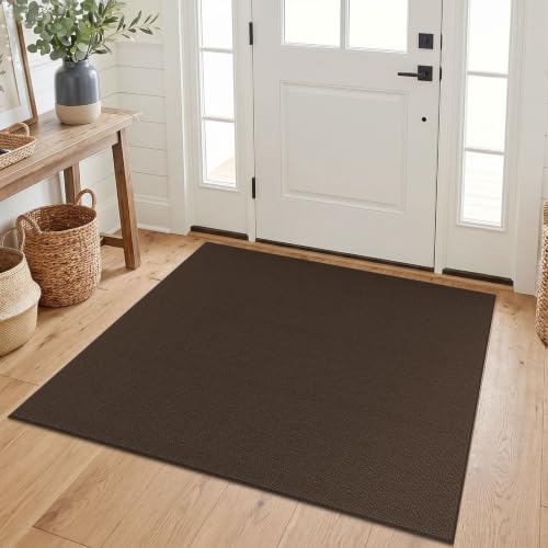Lansny 3x4 ft Small Boho Washable Entryway Area Rug Non Slip Kitchen Runner