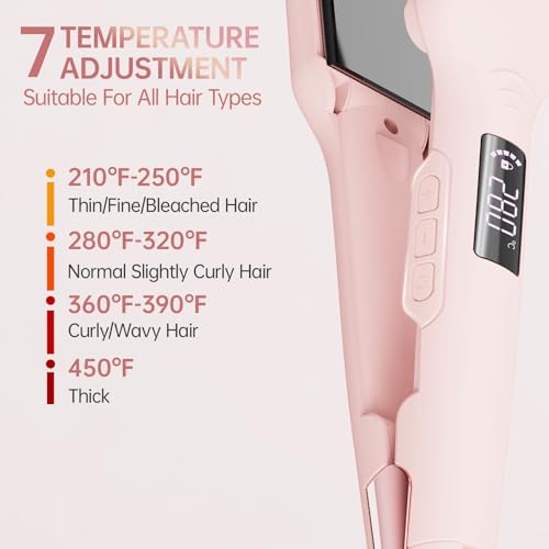 Plancha de Pelo de 1.7 pulgadas con 7 Niveles de Temperatura miniatura 3