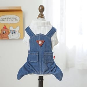 Dog Clothes Cartoon Plaid Shirts Stylish Winter Jumpsuit for Small Dog Cute Puppy Bib Overalls Boy Girl Dogs Classic Outfit Chihuahua Yorkies One Piece Birthday Holiday Apparel