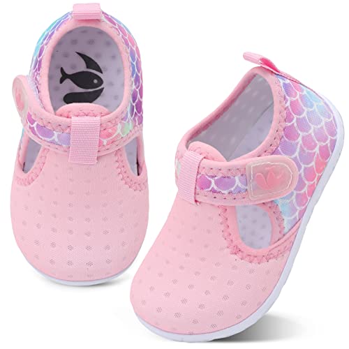 Image of FEETCITY Baby Boys Girls Water Sport Shoes Barefoot Kids Aqua Socks Quick-Dry Beach Swim Pool Shoes