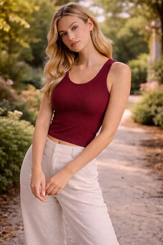 Image of London Hills Tops for Woman | Tshirt for Woman | t Shirt for Womans | Crop top for Woman's | Women tees | Stretchable Women Tops | Sleeveless Ribbed top's for Women's Western 'Women t Shirt