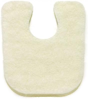 Cojín de callo en forma de U, 100 por paquete, almohadillas de fieltro para callos de pie de 1/8"