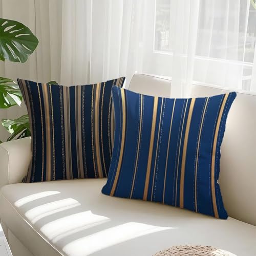 Housse de coussin géométrique dorée pour rénover la décoration du canapé
