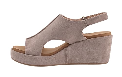 Image of Corkys Footwear Womens Carley Wedges, Featuring Corkys EVA Foam Cushioned Insoles, A 2.5 Inch Heel, Lightweight For All Day Wear, And Hook And Loop Closure