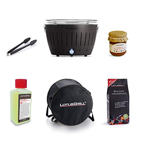 LotusGrill - Starter-Set Anthrazit, Der raucharme...