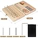 U Tag It Wooden Pegboard for Finger Dexterity, 36-Hole Hand Therapy Peg Board with Multifunctional Test Kit to Improve Fine Motor Skills and Finger Dexterity