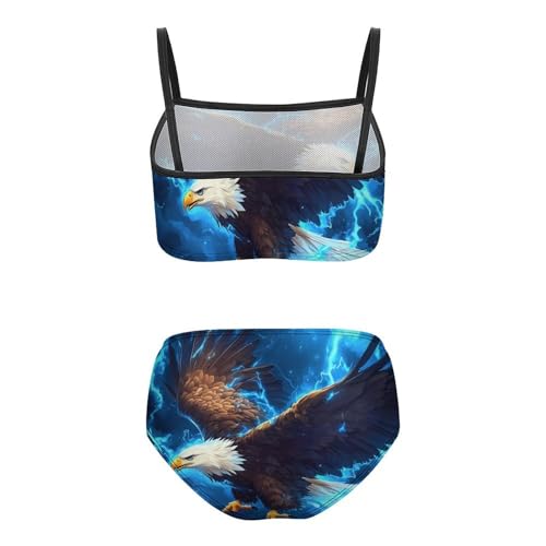 Bald Ea-gle Bird USA Thundering Girls Bikini Swimsuit Two Piece Bathing Suit Beach Swimwear2