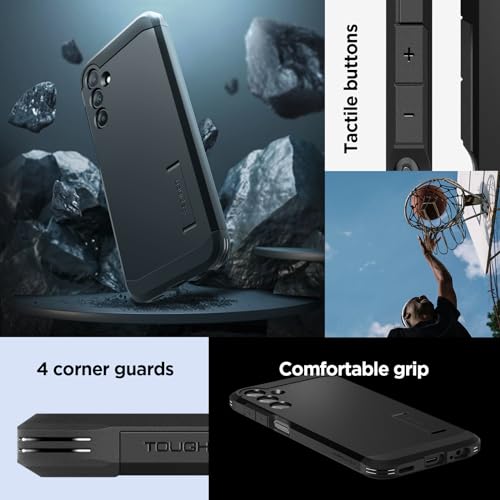 Image of Spigen Tough Armor Designed for Galaxy A15 5G Case and Galaxy A15 Case (2024) - Black