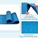Fitvids 1/2-Inch Thick High Density Foam Exercise Yoga Mat with Carrying Strap, For Cushioning The Body Against Hard Floors, Blue