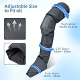 Aolso Leg Massager with Air Compression & Heat,Leg Massagers for Pain and Circulation,Recovery Boots for Legs Compression,Feet and Legs,Compression Boots with 3 Heat 3 Modes 5 Intensities - Image 8