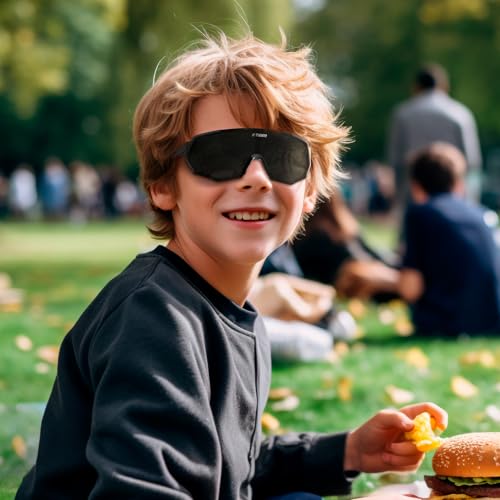 Image of X-TIGER Polarized Youth Baseball Sunglasses UV400 Kids Sunglasses Boys Girls 8-12 Youth for Softball Cycling Sports Glasses