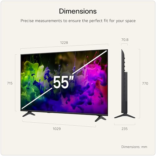 TV LG 2026 55 QNED Mini LED UHD 4K 55QNED7EB3C - vue 4