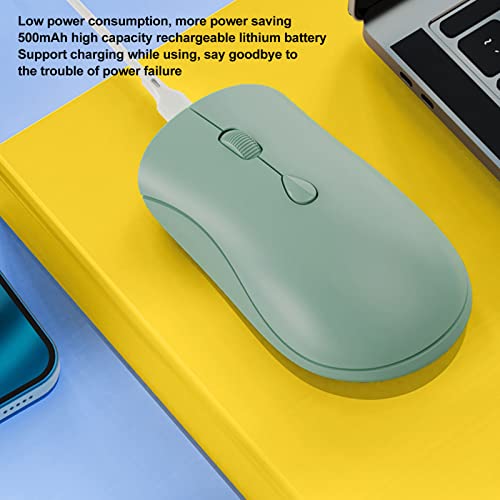 Souris silencieuse rechargeable avec double Bluetooth et clé USB 1600 DPI - 5