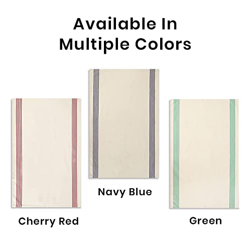 Candy Cottons Kitchen Towels Set Of 6, Cotton Dish Towel, Soft Dishcloth Sets For Washing & Drying Dishes, Absorbent Tea Towels, Hand 18X28, Climate Friendly Cloth Made From Recycled Cotton, Red #TOP5