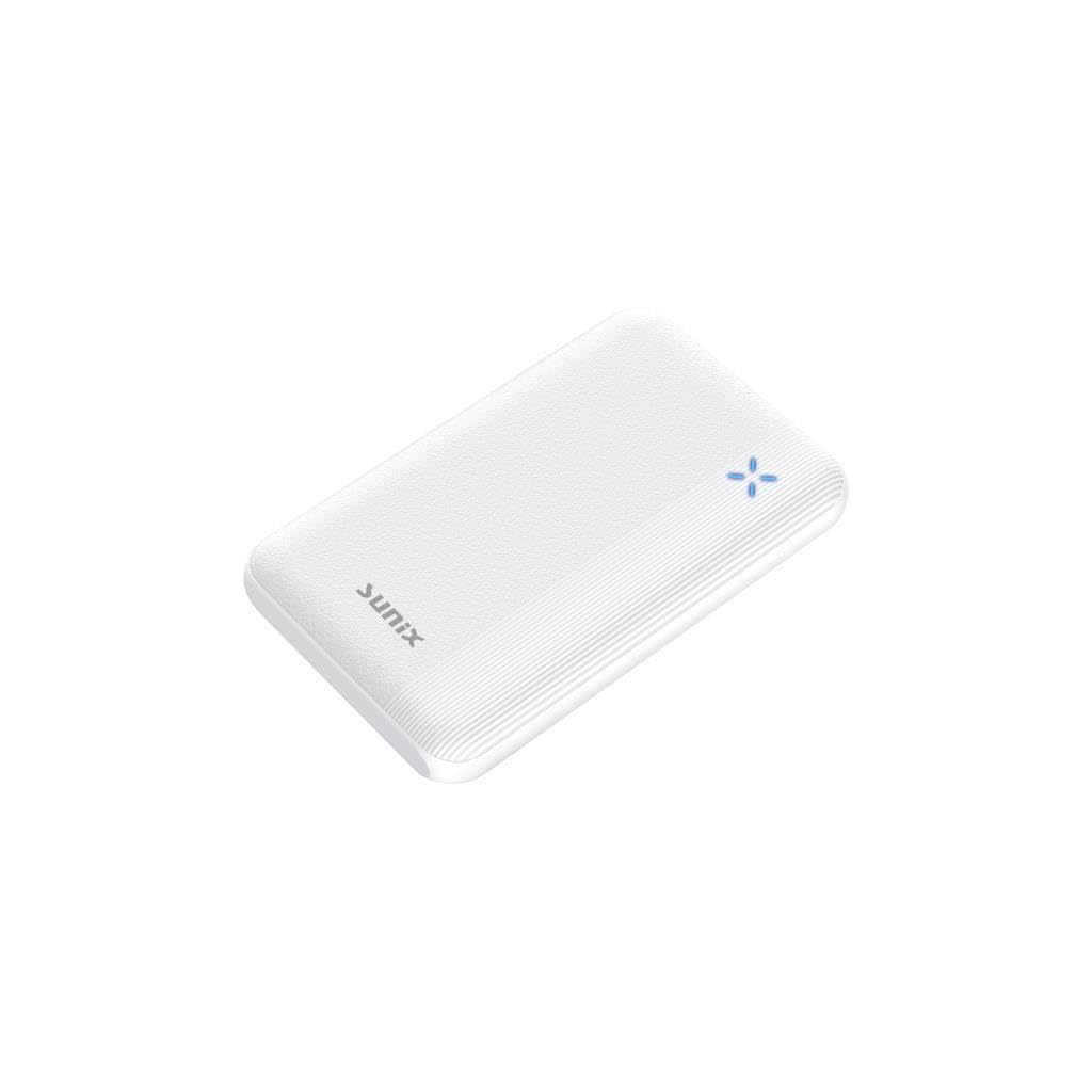 Sunix 5000 Mah Çift USB Çıkışlı Powerbank Beyaz PB-52