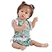LBYLYH Reborn Bébé Poupées 23 Pouces Véritable Poupée Renaissance Pondérée avec des Vêtements Roses Et des Accessoires De Jouets De Vache Meilleur Anniversaire Ensemble pour Les Filles 3 Ans