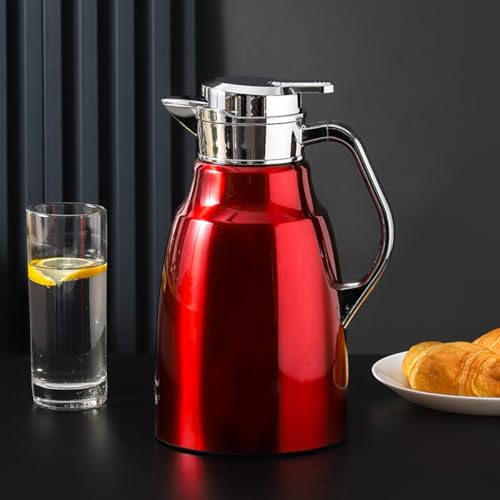 Jarra térmica de café de 1.8L en acero inoxidable con doble pared 2