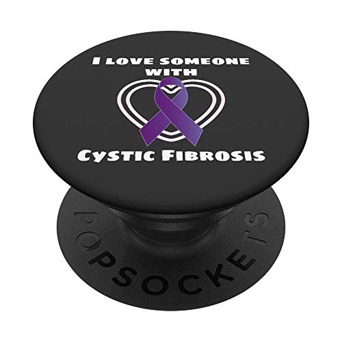 CF Awareness I Love Someone With Cystic Fibrosis PopSockets PopGrip Intercambiabile