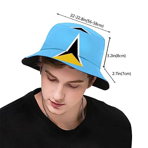 Image of Flag Bucket Hat Fashion Fisherman Hat Cute Flag Bucket Hats Sun Hat for Women Men