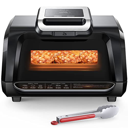 IDEALHOUSE 7-in-1 Indoor Grill & Air Fryer