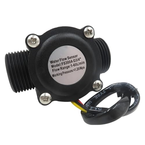 Sensor de flujo de agua de 3/4 contra fugas de liquido mediante control de agua preciso de 5-18 V 3