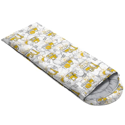Image of QOOMO Axolotl Cute Camping Sleeping Bags,3 Season Warm & Cool Weather,Lightweight,Waterproof Sleeping Bags for Adults & Kids,Traveling,and Outdoors