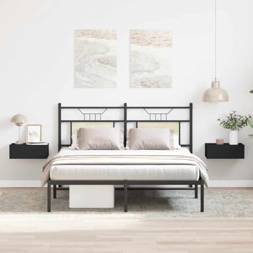 Estantería Flotante de Madera con Cajón, Mueble de Pared Compacto para Almacenamiento de Libros y Dispositivos Multimedia, Incluye 2 Unidades, Fácil Instalación y Limpieza