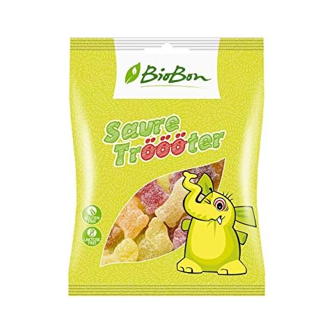 Biobon Bio-Fruchtgummis Saure Tröööter 10x100g Beutel Cover
