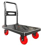 Mehrzweck-Klappwagen Aus Aluminium, 150 Kg Tragkraft, 4-Rad-Plattformwagen...