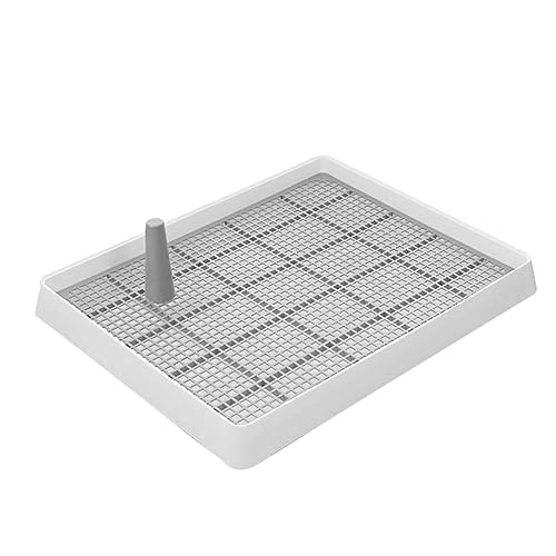 Angoily Splashproof Dog Urine Pot Large Dog Pee Mat Training Toilet for Puppy Plastic Puppy Tray