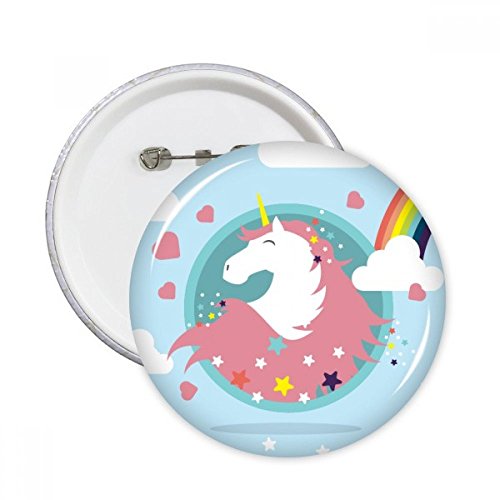 Badge licornes arc-en-ciel pour masquer une imperfection sur un vêtement
