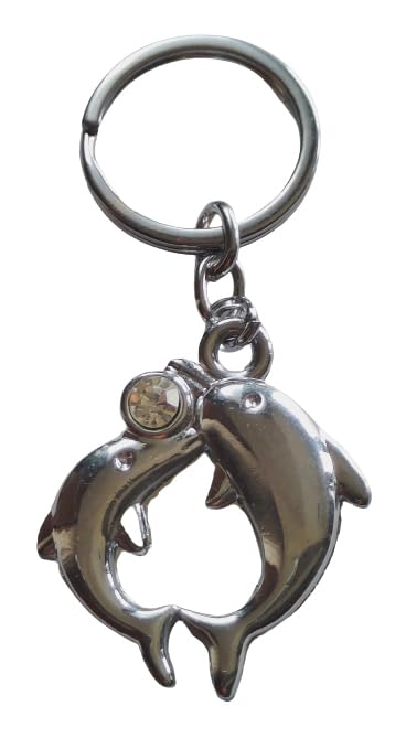 Metal Dolphin Key Chain (Silver)