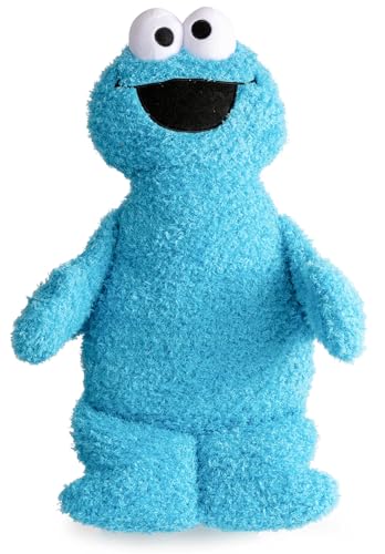 Jay Franco Sesame Street Plush Pillow Buddy - Soft Plushie Stuffed Pillow, 20 Inches, Blue - Cookie Monster