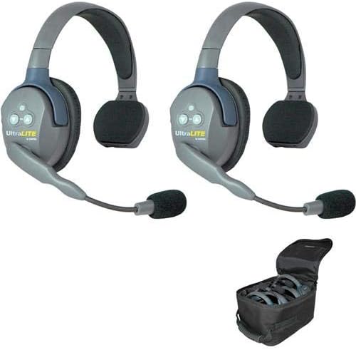 UL2S Ultralite 2-Person System, Includes Single-Ear Master Headset and Single-Ear Remote Headset