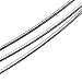 uGems Sterling Silver Wire for Jewelry Making – 22 Gauge Round Half Hard Solid Sterling Silver Wire – 5 Feet of Polished, Durable Craft Wire for Rings, Bracelets, Earrings, etc. – SKU: 2H-HCYW-3N51