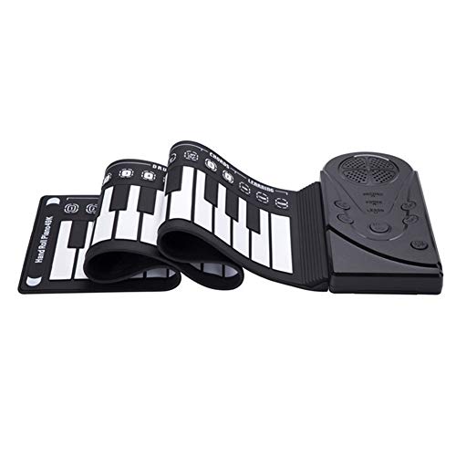 CHENZHANMAOYI 49 laminés à main Clé pliante Organ gel de silice Portable Main Piano Roll Les enfants débutants Piano électronique Clavier roulant - Les Beatles, Paul McCartney, John Lennon, RIngo Starr, George Harrison CHENZHANMAOYI 49 laminés à main Clé pliante Organ gel de silice Portable Main Piano Roll Les enfants débutants Piano électronique Clavier roulant