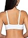 Vanity Fair Women's Illumination Front Closure Bra, 3-Way Convertible Staps, Lightly Lined Cups up to DD, White, 40C